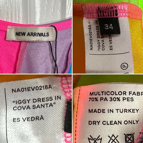 The New Arrivals by Ilkyaz Ozel - Iggy Dress in Cova Santa Rainbow Dress Size XS - Picture 6 of 11